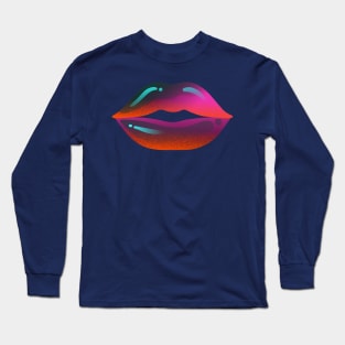 surreal lips Long Sleeve T-Shirt